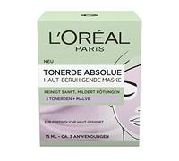 L'Oréal Paris Tonerde Absolue - Mascarilla calmante para la piel, 2 unidades (2 x 15 ml)