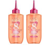 L'Oréal Paris Tratamiento Capilar Fluido Con Tecnología Lamelar, Con aclarado, Para Pelo Largo y Dañado, Cabello Hidratado, Suave y Brillante, Elvive Dream Long Magic Water, 200ml (Paquete de 2)