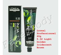 Loreal Professional INOA 60 ml - 5,32 marrón iridiscente dorado claro