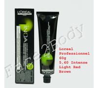 Loreal Professional INOA 60 ml - 5,60 intenso rojo claro marrón