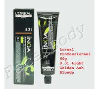 Loreal Professional INOA 60 ml - 8,31 rubio ceniza dorado claro