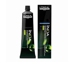 L'Oréal Professional, iNOA 9.2 Rubio muy claro irrisado, tinción permanente sin amoniaco y vegano, cubre hasta el 100% del cabello blanco, color brillante sin reflejo y larga duración, 60 g