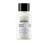 L'Oréal Professionnel, Champú Profesional Sin Sulfatos, para Cabello Dañado o Decolorado, Color Duradero y Brillante, Cabello Más Fuerte e Hidratado, Metal Detox, 300 ml