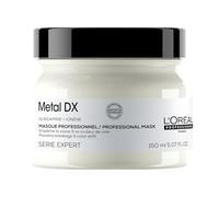 L'Oréal Professionnel - Mascarilla capilar para todo tipo de cabello, antirotura, hidratación, suavidad y brillo, cabello potente, fragancia fresca, con glicoamina, serie Expert, máscara Metal DX, 150
