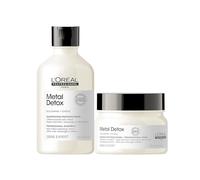 L'Oréal Professionnel | Pack Champú + Mascarilla limpiadores anti metales, Después de servicio de color, Balayage y Decoloración, Metal Détox, Champú 250 ml + Mascarilla 250 ml