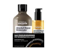 L'Oréal Professionnel Paris Absolut Repair Molecular Shampoo + Bi-Phase Oil Duo Set de cuidado capilar 1 piezas