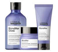 L'Oréal Professionnel Paris Serie Expert Blondifier Set Gloss Trio (champú 300 ml + acondicionador 200 ml + mascarilla 250 ml)