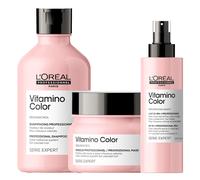 L'Oréal Professionnel Paris Serie Expert Vitamino Color Set Care Trio (champú 300 ml + mascarilla 250 ml + tratamiento sin aclarado 190 ml)