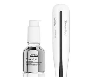 L'Oréal Professionnel Set con SteamPod 3 Plancha Profesional con tecnología de vapor y Sérum SteamPod 3-EN-1, 50 ml