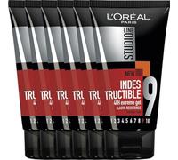 L'Oreal Studio Line - Gel para el cabello Invisible Fix Cream, 6 unidades, 150 ml
