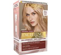 Loreal Paris - Coloración Excellence Creme Universal Nudes - 9U: Rubio Muy Claro