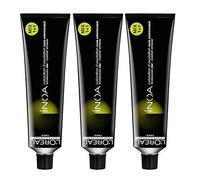 Loreal tinte Inoa 6,0 Rubio Oscuro 3 X 60 ml pelo Color Sin amoniaco LP coloration…