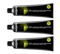 Loreal - Tinte para el cabello Loreal INOA 8,3 rubio claro, dorado, sin amoniaco, 3 x 60 ml