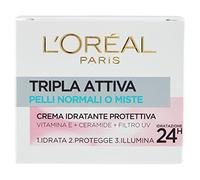 L'Oréal Paris Triple Activa Crema facial hidratante protectora día para pieles normales o mixtas, 50 ml