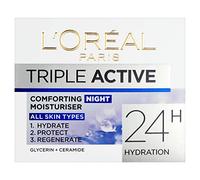 L'oreal - Triple active night, crema hidratante de noche, 50 ml