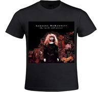 Loreena Mckennitt The Mask and Mirror Men's O-Neck Cotton tee Shirt Black 3XL