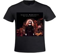 Loreena Mckennitt The Mask and Mirror Men's O-Neck Cotton tee Shirt Black XXL