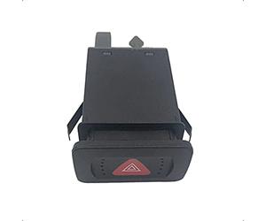 LoreenCar 1J0953235C Interruptor de luz de peligro Interruptor de advertencia intermitente de emergencia para Jetta Golf MK4 Bora 1J0953235J