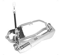 LoreenCar Soporte de manija de puerta para BMW X5 E53 SUV 2000-2016, puerta delantera izquierda, 51218243615 51228243635, soporte de mango exterior