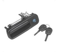 LoreenCar Tirador de portón trasero 1J6827565A/B para VW Golf III 1H1/IV 1J5, Polo 6N2, Caddy 2K, Lupo 6X1/6E1, Sharan 7M, T5 & Transporter, tirador exterior con cerradura, tirador de puerta trasera