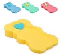 Lorelli, alfombra de baño para bebé, suave, 2 esponjas, con diferentes motivos, colores:amarillo