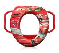 Lorelli, asiento de inodoro cómico con asas, protección contra salpicaduras, color:rojo