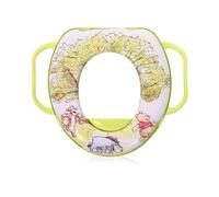 Lorelli, asiento de inodoro cómico con asas, protección contra salpicaduras, color:verde claro