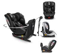 Lorelli asiento infantil Ares i-Size (40-150cm) Isofix, ajustable, giratorio 360, color:negro