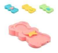 Lorelli Baby Bath Mat Midi, suave, 2 esponjas, varios motivos, colores:rosa