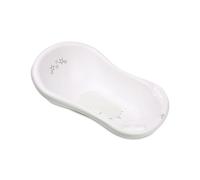 Lorelli bañera para bebés 1013046 desagüe compartimentos de almacenamiento 84 cm, colores:weiß uni