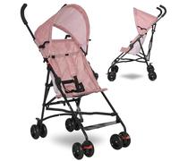 Lorelli Buggy Vaya capota solar ajustable, plegable, reposapiés, color:rosa