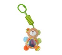 Lorelli campana de peluche bebés, anillo en forma de C, zonas plegables, color:beige