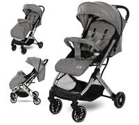 Lorelli cochecito Fiorano plegable cesta de almacenamiento barra delantera freno, color:gris