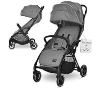 Lorelli Cochecito Quick, cochecito deportivo pequeño, plegable, sistema de plegado con una sola mano en segundos, solo 8,4 kg, asiento deportivo compacto hasta 22 kg, silla de paseo para bebé,