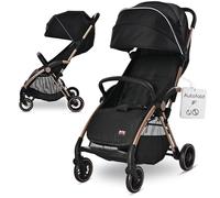 Lorelli Cochecito Quick, cochecito deportivo pequeño, plegable, sistema de plegado con una sola mano en segundos, solo 8,4 kg, asiento deportivo compacto hasta 22 kg, silla de paseo para bebé,