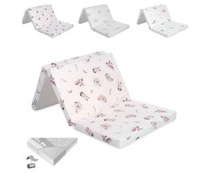 Lorelli colchón para bebé Classic plegable 120 x 60 x 5 cm funda lavable espuma, color:beige