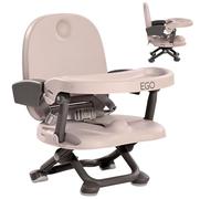 Lorelli Ego 2 en 1 silla alta asiento elevador mesa plegable extraíble, colores:beige