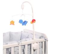 Lorelli música móvil animales salvajes melodías extraíble funcionamiento manual, color:blanco