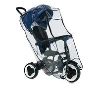 Lorelli - Protector de lluvia Universal para Triciclos - Transparente y adaptable protector contra viento y lluvia - Plegable y muy compacto para guardar