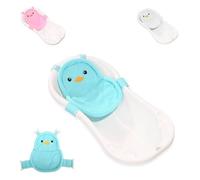 Lorelli red de baño bebé pingüino, clips de plástico, desde el nacimiento, color:azul