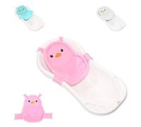 Lorelli red de baño bebé pingüino, clips de plástico, desde el nacimiento, color:rosa