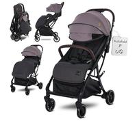 Lorelli silla de paseo Minori plegable ruedas PU portavasos cubrepiés, color:gris