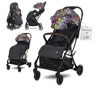 Lorelli silla de paseo Minori plegable ruedas PU portavasos cubrepiés, color:multicolor