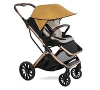 Lorelli sombrilla cochecito universal protección UV contra del sol y el viento, color:amarillo