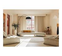 Lorena Canals Alfombra de Lana Lavable Rond Natural
