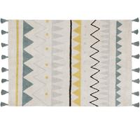 Lorena Canals Alfombra lavable de algodón azul 120x160