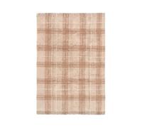 Lorena Canals Alfombra Lavable Infantil de algodón Tartán Rosa, para Dormitorio, guardería, hogar, 90x120 cm