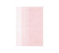 Lorena Canals Alfombra Lavable Reversible Gelato en Color Rosa/Marfil. Dos diseños en uno. Hecha a Mano en Forma Rectangular con Algodón Natural de Pelo Corto y Tintes no tóxicos.Tamaño:120x160cm