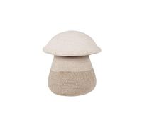 Lorena Canals - Cesta Baby Mushroom - Natural, Lino, Marrón Tierra - 97% algodón 3% Otras Fibras - 23x27 cm