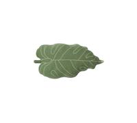 Lorena Canals - Cojín de Punto Baby Leaf - Tonos de Verde - Cubierta: 100% algodón/Relleno: 100% poliéster - 28x42 cm